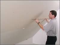 measuring for roof aperture